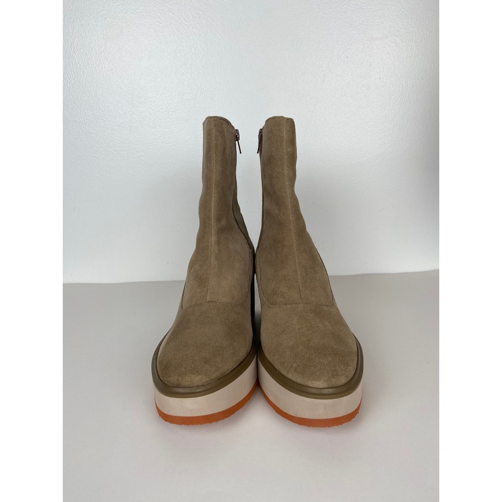 Matisse Gavin Tan Suede Platform Ankle Boots Size 10 M Chunky Block Heel Boho - Picture 4 of 13